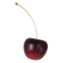 Load image into Gallery viewer, Deep Red Cherry Drop Earrings