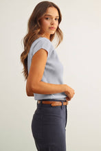 Load image into Gallery viewer, Short Sleeve Knit Top