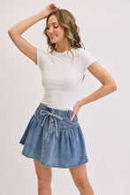 Load image into Gallery viewer, High Rise Denim Skirt