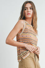 Load image into Gallery viewer, Geo Pattern Knit Top