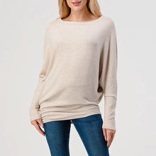 Load image into Gallery viewer, Dolman Sleeve Asymmetric Top