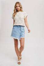 Load image into Gallery viewer, Short Sleeve Knit Sweater
