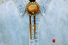 Load image into Gallery viewer, Turquoise Trails Western Bolo Tie
