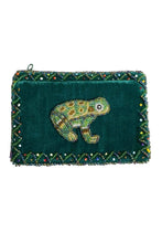 Load image into Gallery viewer, Frog Rectangle Velvet Coin Purse