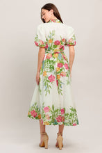 Load image into Gallery viewer, A printed woven midi dress