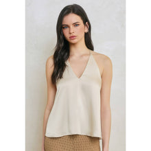 Load image into Gallery viewer, Satin Flared Top