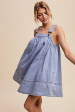 Load image into Gallery viewer, Denim A-Line Overall Dress