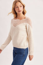 Load image into Gallery viewer, Eyelash Lace Sweater