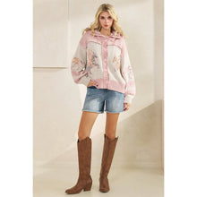 Load image into Gallery viewer, Horse Print Sweater