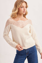 Load image into Gallery viewer, Eyelash Lace Sweater