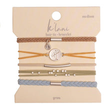 Load image into Gallery viewer, "GROW" Hair Tie Bracelets