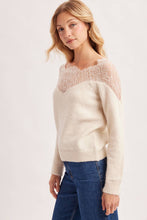 Load image into Gallery viewer, Eyelash Lace Sweater