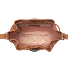 Load image into Gallery viewer, Yellowstone Sundown Ember Suede Leather Bucket Bag