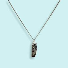 Load image into Gallery viewer, Silver Wildflower Knife Necklace: 18 Inch