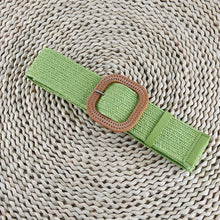 Load image into Gallery viewer, Vintage Braided Square Buckle Belt