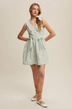 Load image into Gallery viewer, Gingham Floral Mini Dress