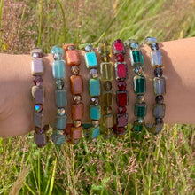 Load image into Gallery viewer, Czech Glass Elastic Bracelet - Assorted