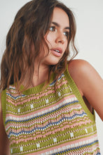 Load image into Gallery viewer, Geo Pattern Knit Top