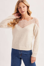 Load image into Gallery viewer, Eyelash Lace Sweater