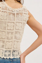 Load image into Gallery viewer, Crochet Lace Tank