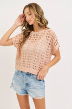 Load image into Gallery viewer, Open Knit Top