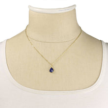 Load image into Gallery viewer, Delicate Drops Stone Teardrop Necklace