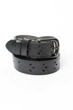 Load image into Gallery viewer, Leather Belt with Petal Design