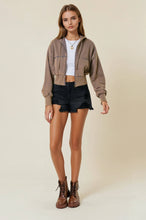 Load image into Gallery viewer, Vintage Washed Zip-Up Hoodie