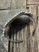 Load image into Gallery viewer, Vintage Turquoise Petit Point Cuff