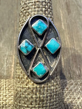 Load image into Gallery viewer, Vintage Zuni Turquoise Ring