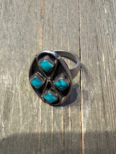 Load image into Gallery viewer, Vintage Zuni Turquoise Ring