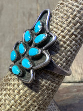 Load image into Gallery viewer, Vintage Leaf Turquoise Ring