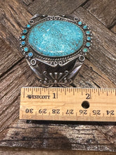 Load image into Gallery viewer, Vintage Fred Harvey Era Turquoise Cuff