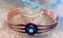 Load image into Gallery viewer, Fred Harvey Inspired Copper Cuff