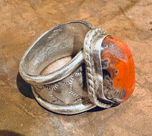 Load image into Gallery viewer, Vintage Red Jasper Statement Ring