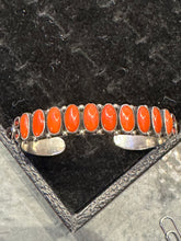 Load image into Gallery viewer, Vintage Red Coral Cuff