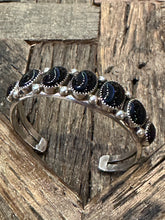 Load image into Gallery viewer, Vintage Black Onyx Cuff