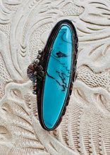 Load image into Gallery viewer, Vintage Turquoise Oval Ring