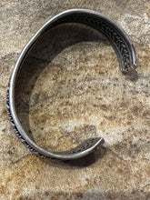 Load image into Gallery viewer, Vintage Sterling Silver Braided Twisted Rope Cuff