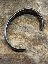 Load image into Gallery viewer, Vintage Sterling Silver Braided Twisted Rope Cuff