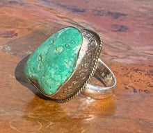 Load image into Gallery viewer, Vintage Turquoise Statement Ring