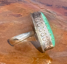 Load image into Gallery viewer, Vintage Turquoise Statement Ring