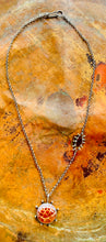 Load image into Gallery viewer, Sterling Silver Fire Agate Necklace