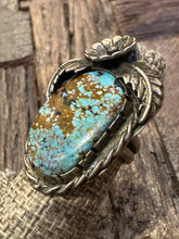 Load image into Gallery viewer, Vintage Floral Turquoise Ring