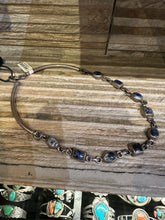 Load image into Gallery viewer, Vintage Lapis Necklace Mexican Silver