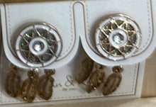 Load image into Gallery viewer, 3-D Front Back Earrings