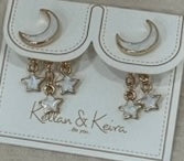 Load image into Gallery viewer, 3-D Front Back Earrings