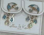 Load image into Gallery viewer, 3-D Front Back Earrings