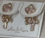 Load image into Gallery viewer, 3-D Front Back Earrings