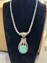 Load image into Gallery viewer, Vintage Turquoise Pendant